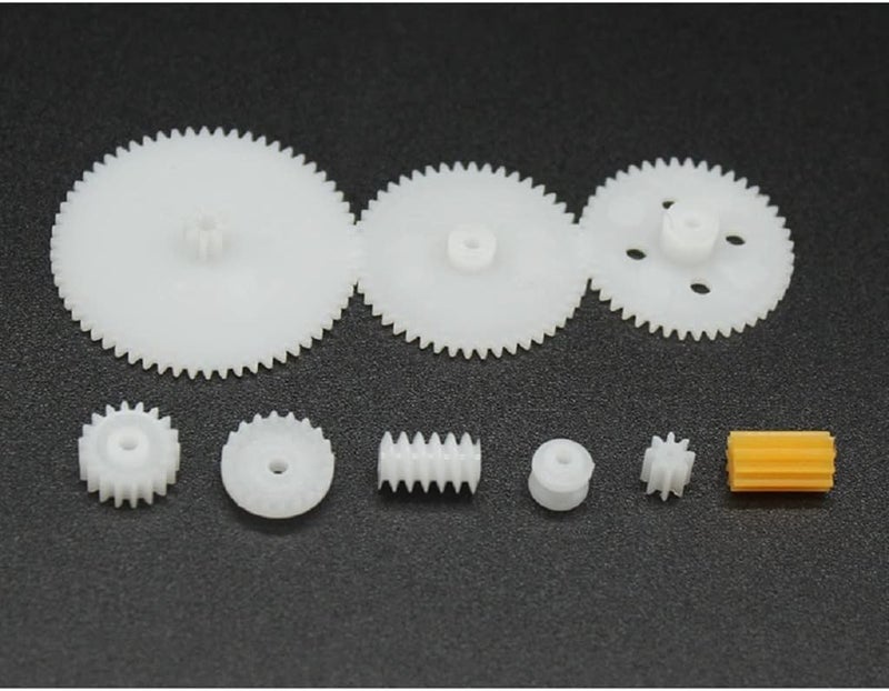 Alextend 200pcs Plastic Gears 0.5 Module for DC Motor DIY Model Toys Accessories - Image 5
